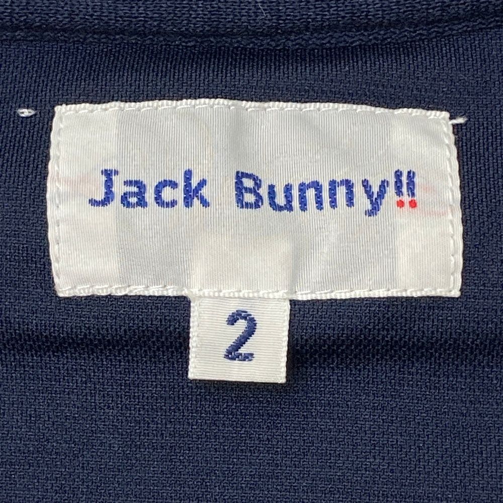 サイズ：2 JACK BUNNY ジャックバニー 半袖ポロシャツ ネイビー系