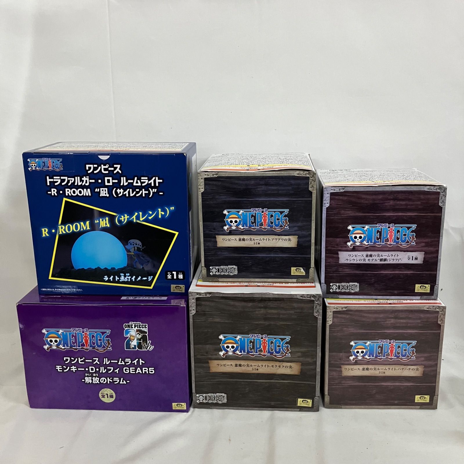 未開封 ワンピース ONE PIECE ルームライト 6個セット SF2173 c099