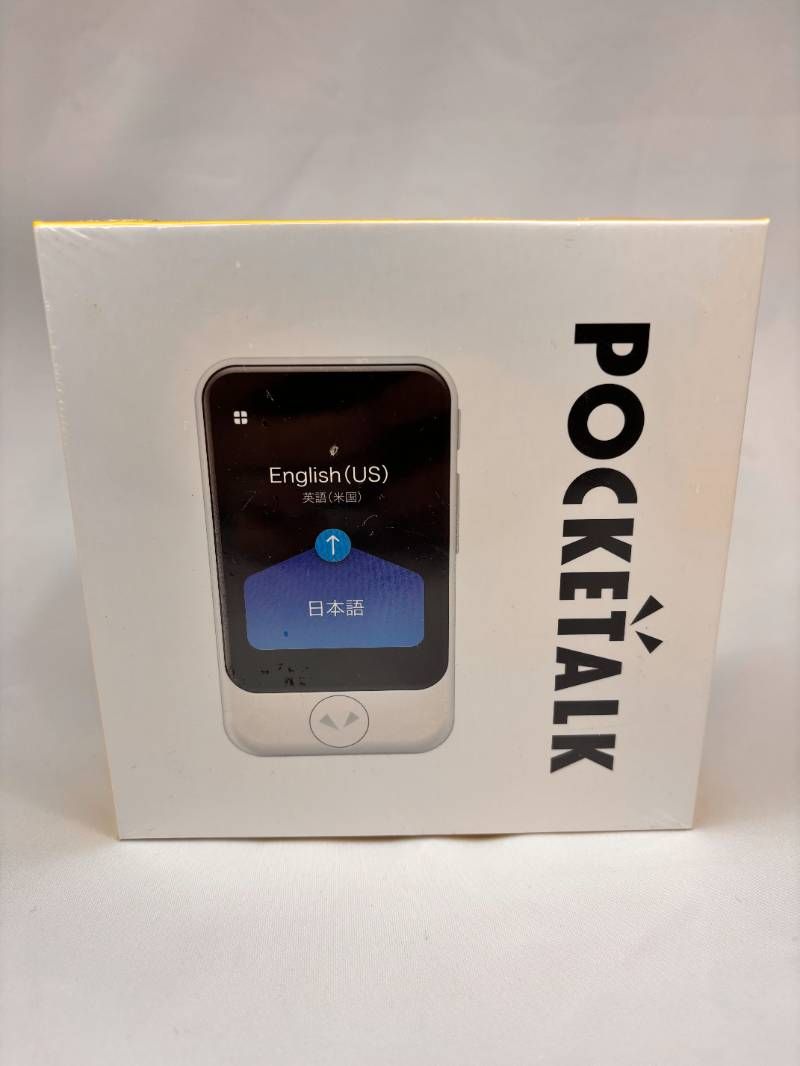 POCKETALK S ポケトークS グローバル通信2年翻訳機 新品 - メルカリ
