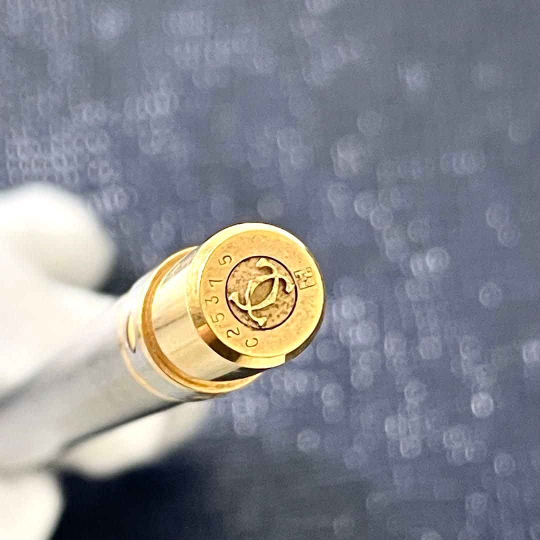 カルティエ Cartier ボールペン シルバー ゴールド