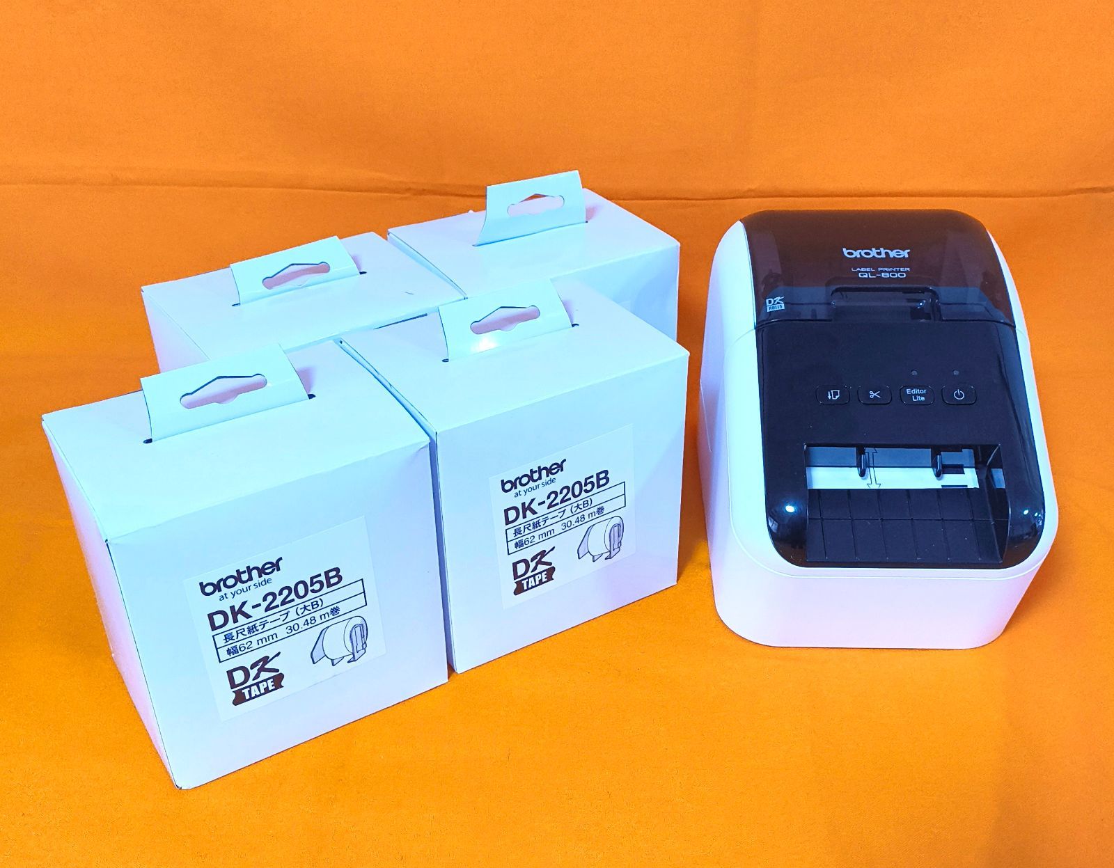 brother 感熱ラベルプリンター QL 800 プリンター用紙 ブラザー 宛名 ラベル バーコード 印刷 レディース メンズ キッズ 笑声 商品