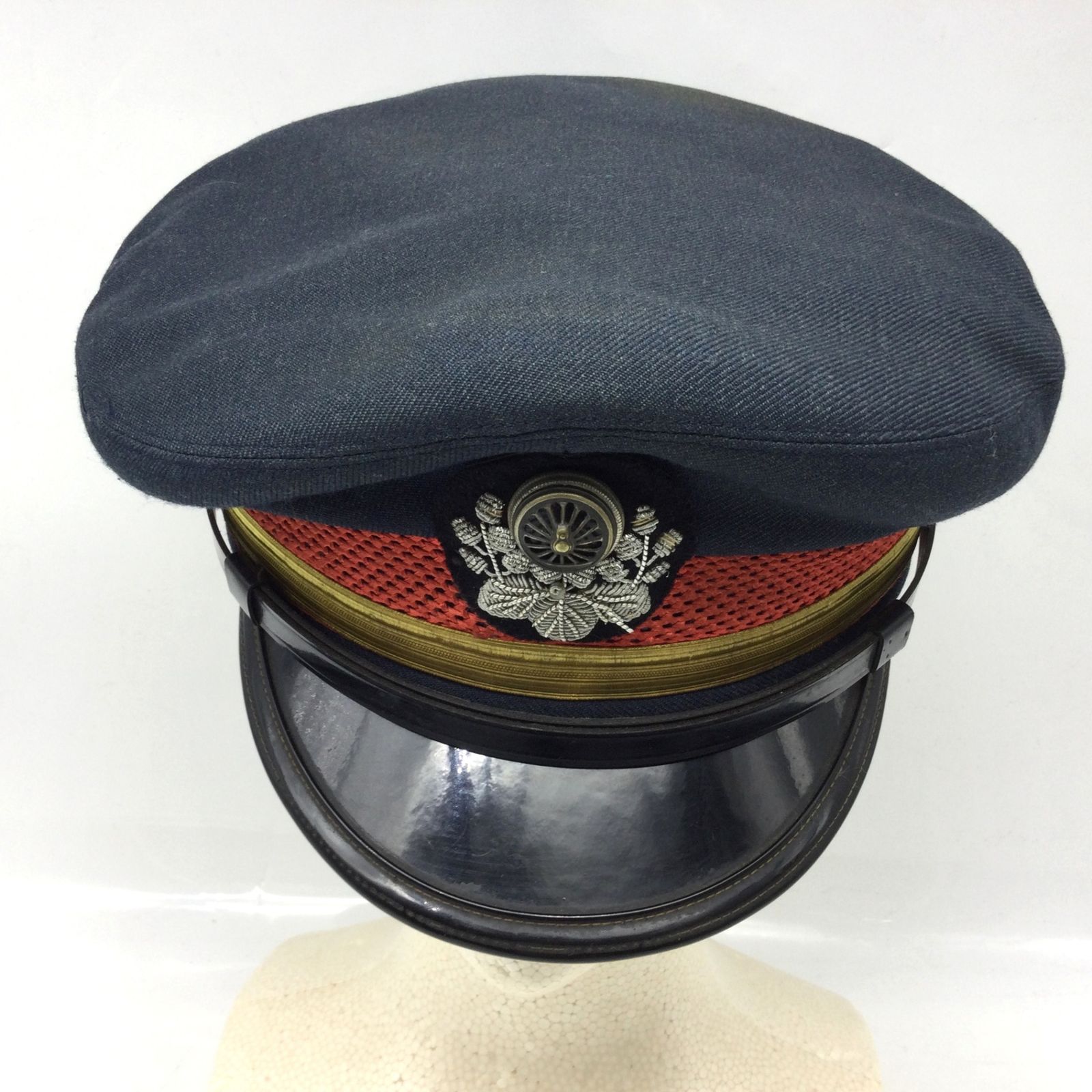 当時物 国鉄 助役制帽◆鉄道 帽子 2号形◆日本国有鉄道 記名あり 2008 【当時物】国鉄 帽子 2号形 日本国有鉄道 制帽 鉄道グッズ