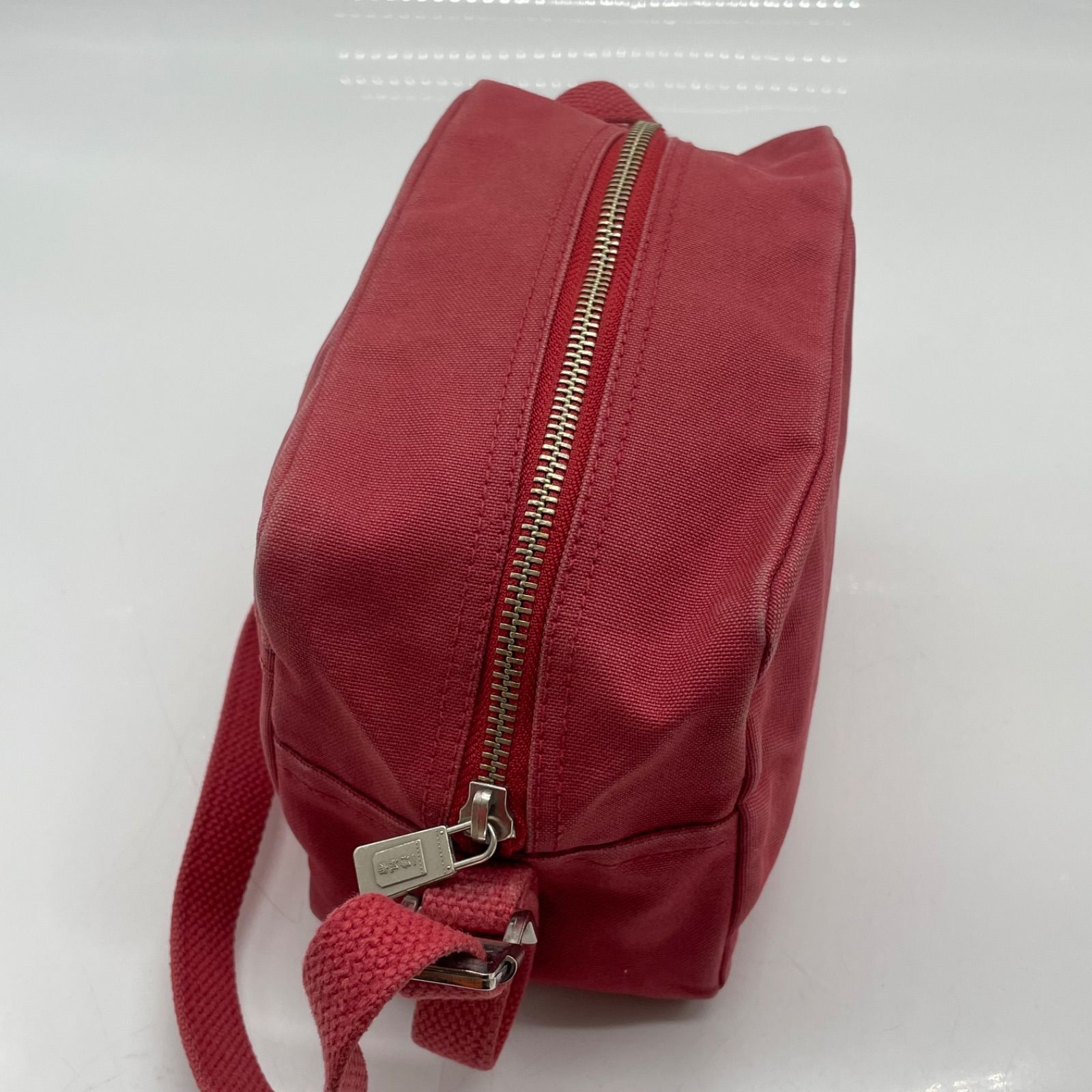 BN7693□一澤帆布 ショルダーバッグ キャンバス 帆布 スクエア型 