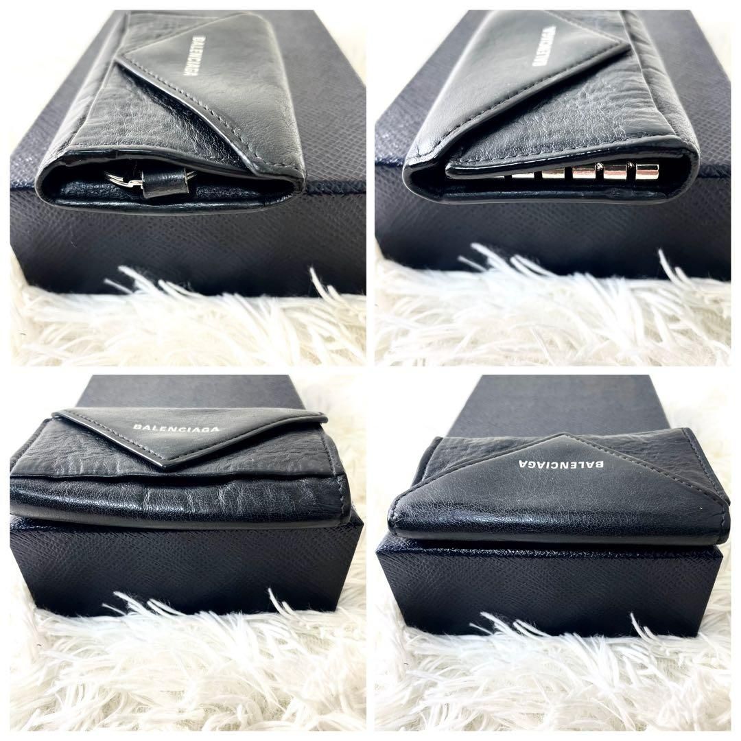 バレンシアガ BALENCIAGA 6連キーケース キーリング ブラック 黒