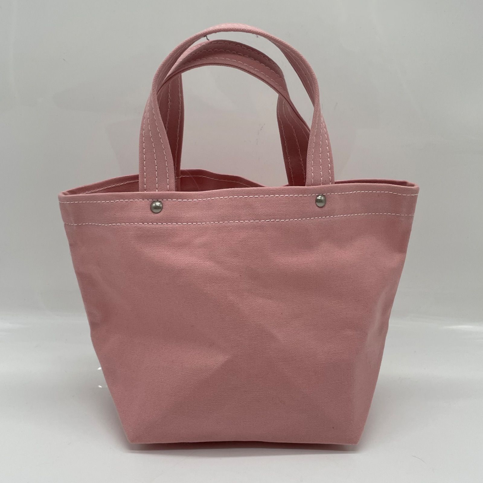 BN7694□一澤信三郎帆布 ミニ トートバッグ 手さげ ピンク H-13 小