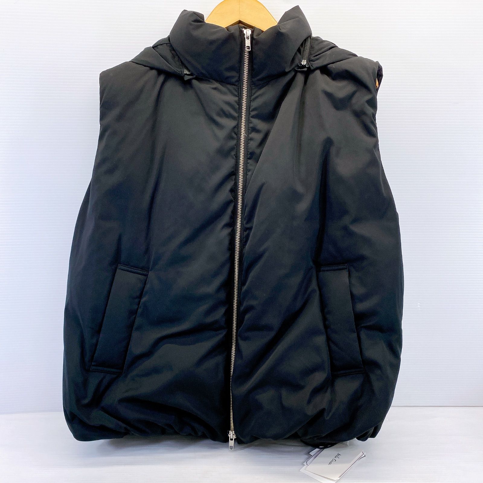 □MilaOwen ミラオーウェン フード付き パテッドフレンチダウンベスト