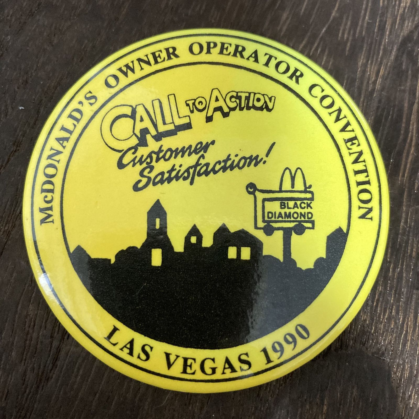 マクドナルド オーナー オペレーター 1990年 ラスベガス大会記念バッジ