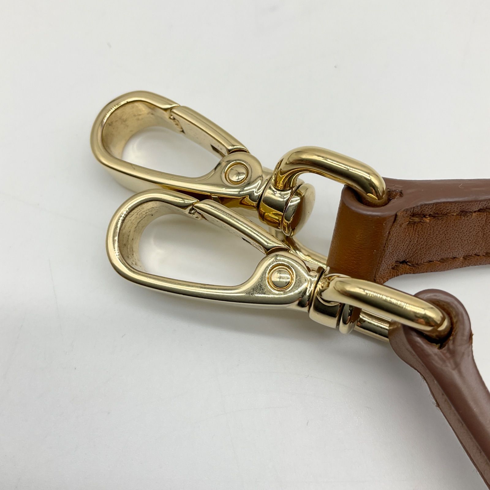 ▽MIU MIU ミュウミュウ アルカディ レザー コニャック ブラウン 