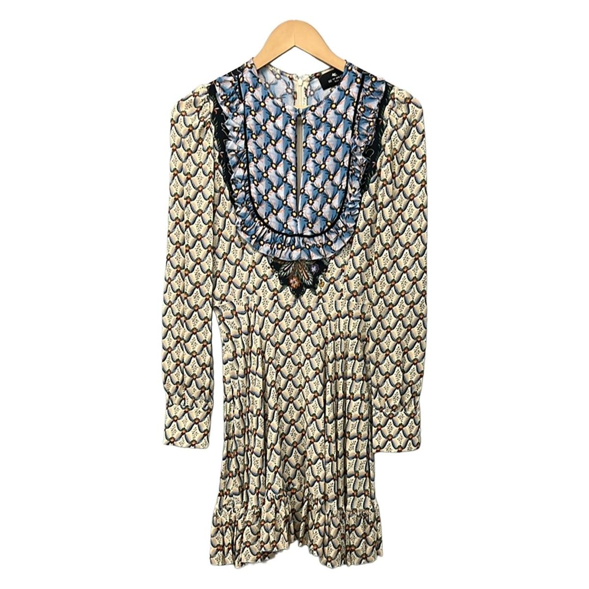 ETRO(エトロ) ワンピース サイズ40 M レディース美品 - ライトイエロー