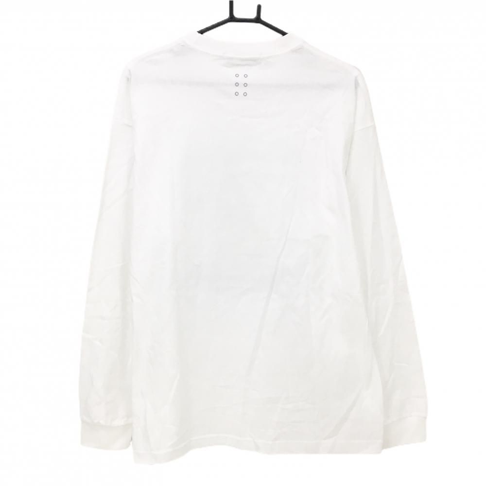 超美品】ラッセルノ×CLEOFUS 長袖Tシャツ 白×イエロー×グリーン