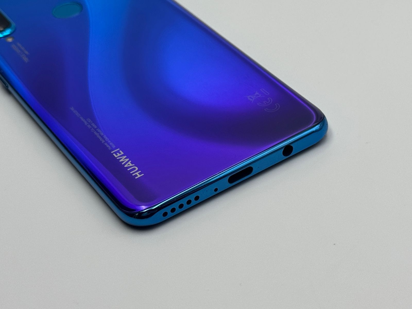 中古B】HUAWEI P30 lite MAR-LX2J ピーコックブルー SIMフリー 白ロム
