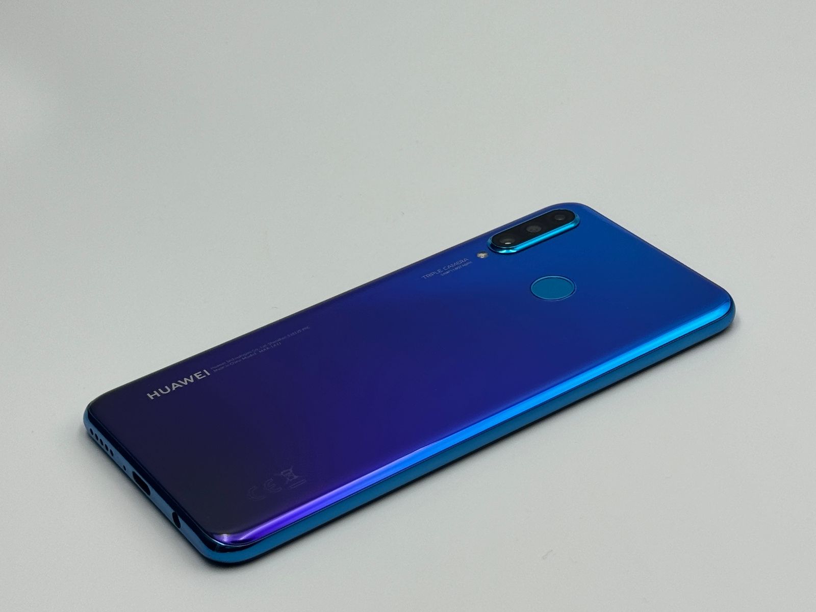 中古B】HUAWEI P30 lite MAR-LX2J ピーコックブルー SIMフリー 白ロム
