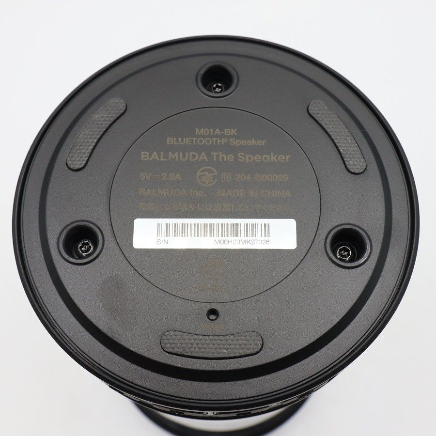 美品】BALMUDA The Speaker M01A-BK ブラック バルミューダ ザ