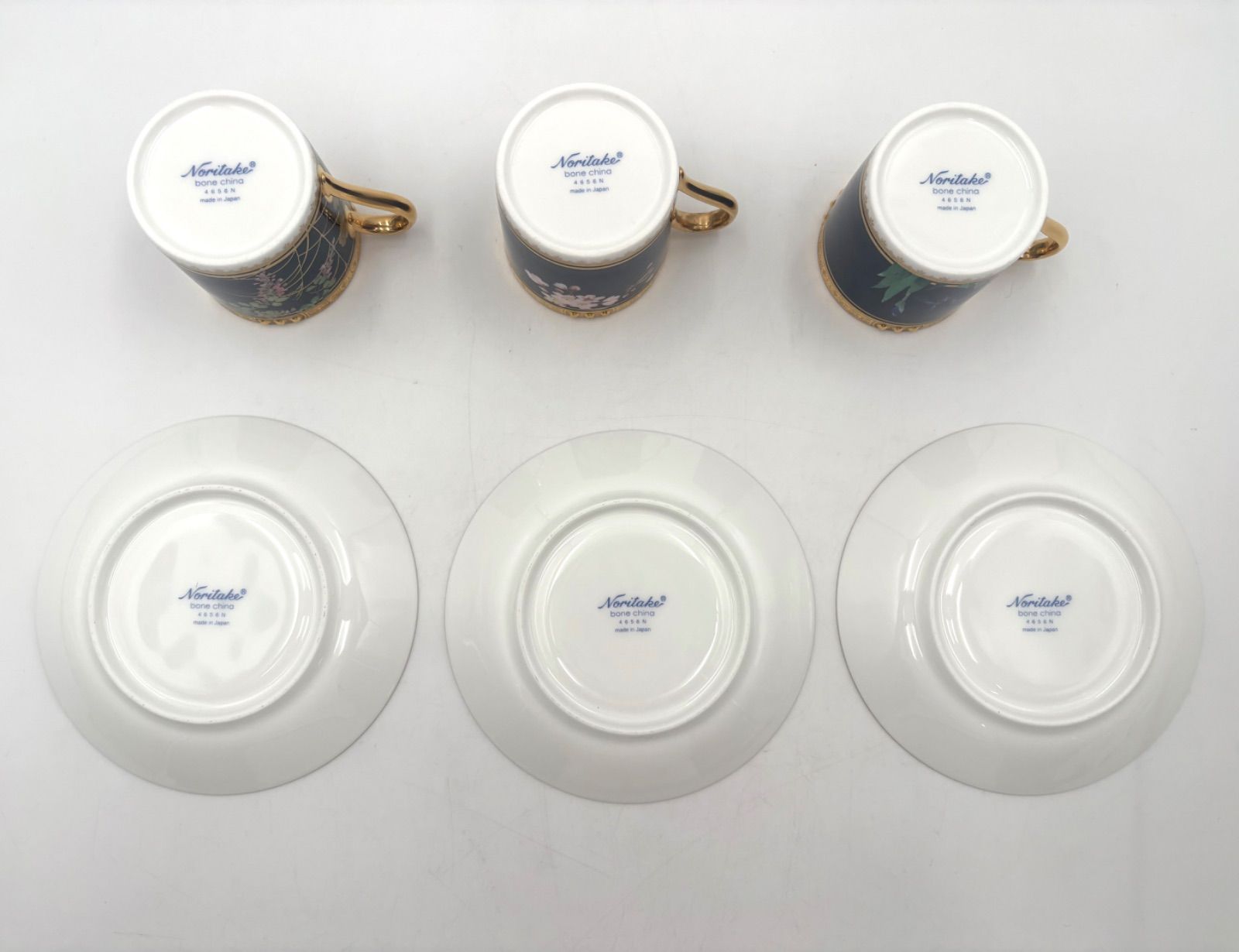 Noritake ノリタケ 四季彩舞曲 100周年記念 絵変り 6客揃 梅 桜 杜若