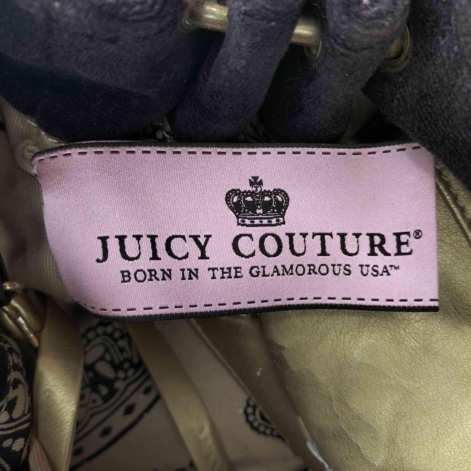 ジューシークチュール JUICY COUTURE 00S ハイビスカス ベロアロゴ