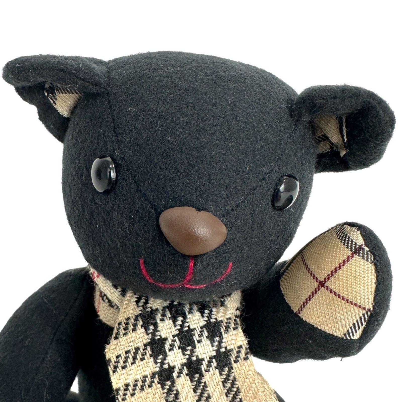 レア　希少　バーバリー　テディベア　非売品　ぬいぐるみ　人形 BURBERRY】バーバリー ノバ チェック テディベア ぬいぐるみ クマ