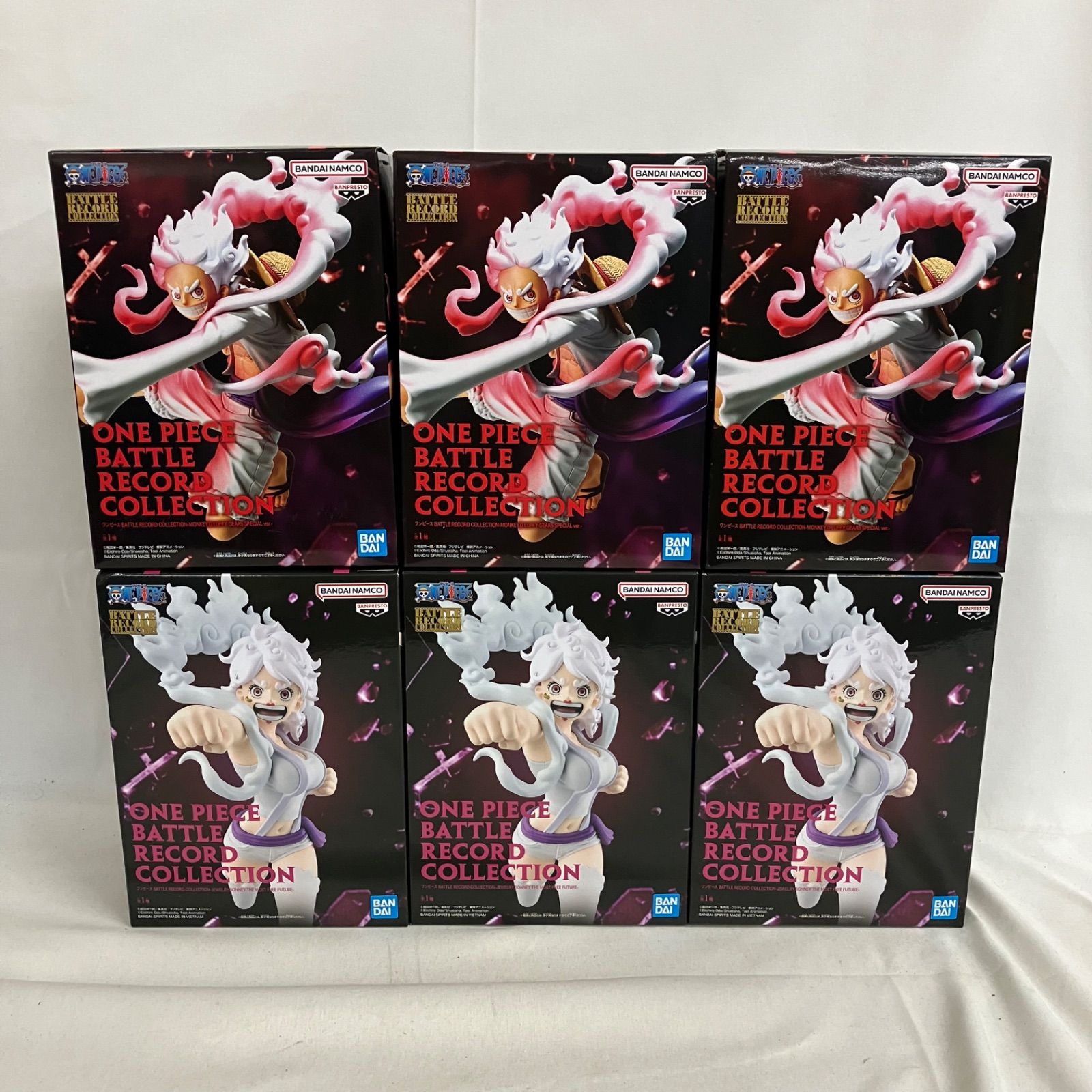 未開封 ワンピース BATTLE RECORD COLLECTION ルフィ ボニー