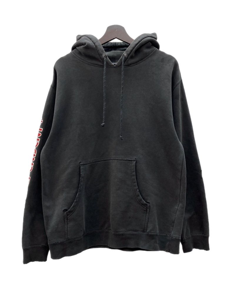 中古】INDEPENDENT アイアンクロス パーカー ブラック L インディペン