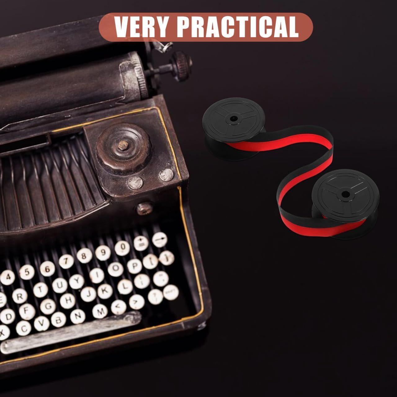 SAFIGLE ユニバーサル タイプライターリボン 3個セット 交換用インク