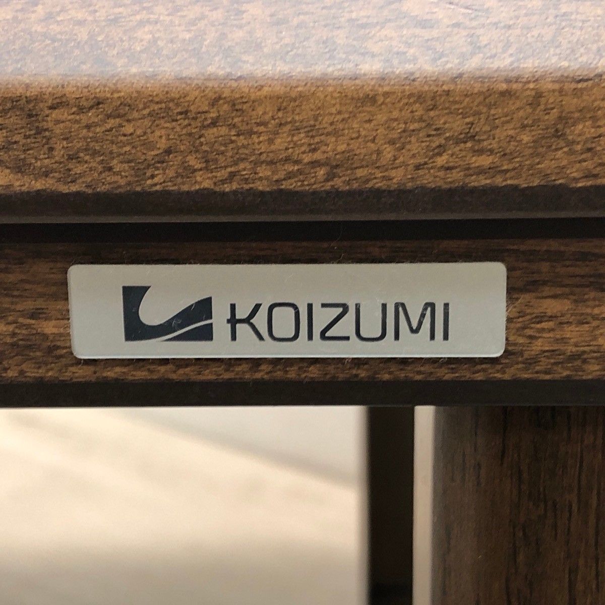 KOIZUMI コイズミ 家具調コタツ KTR-3050F 60×60cm 正方形 タモ突板