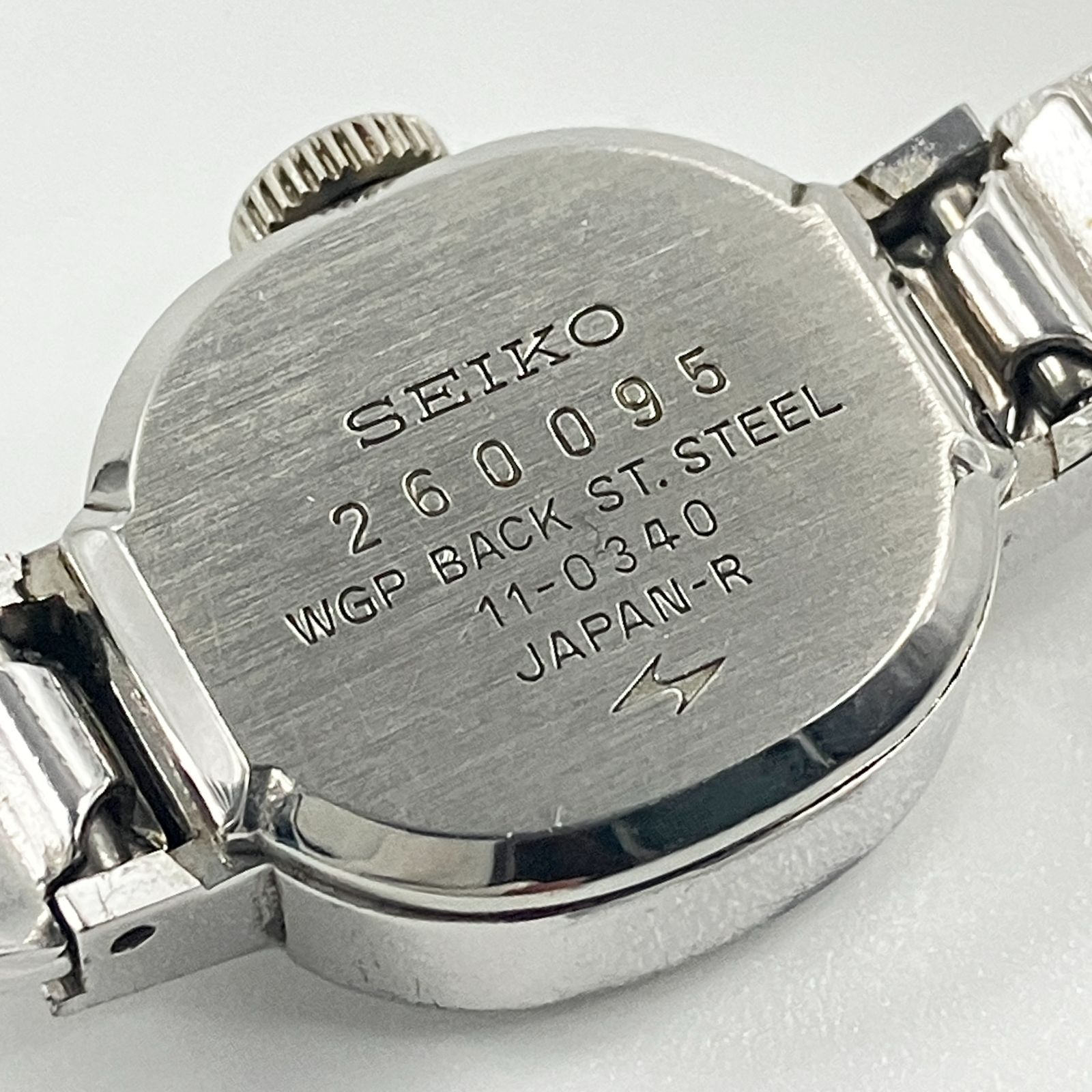 中古】セイコー SEIKO 手巻き 21石 11-0340 カットガラス 稼働