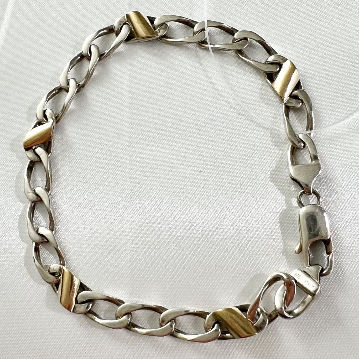 ティファニー TIFFANY&CO. フィガロ チェーン ブレスレット AG 925 AU