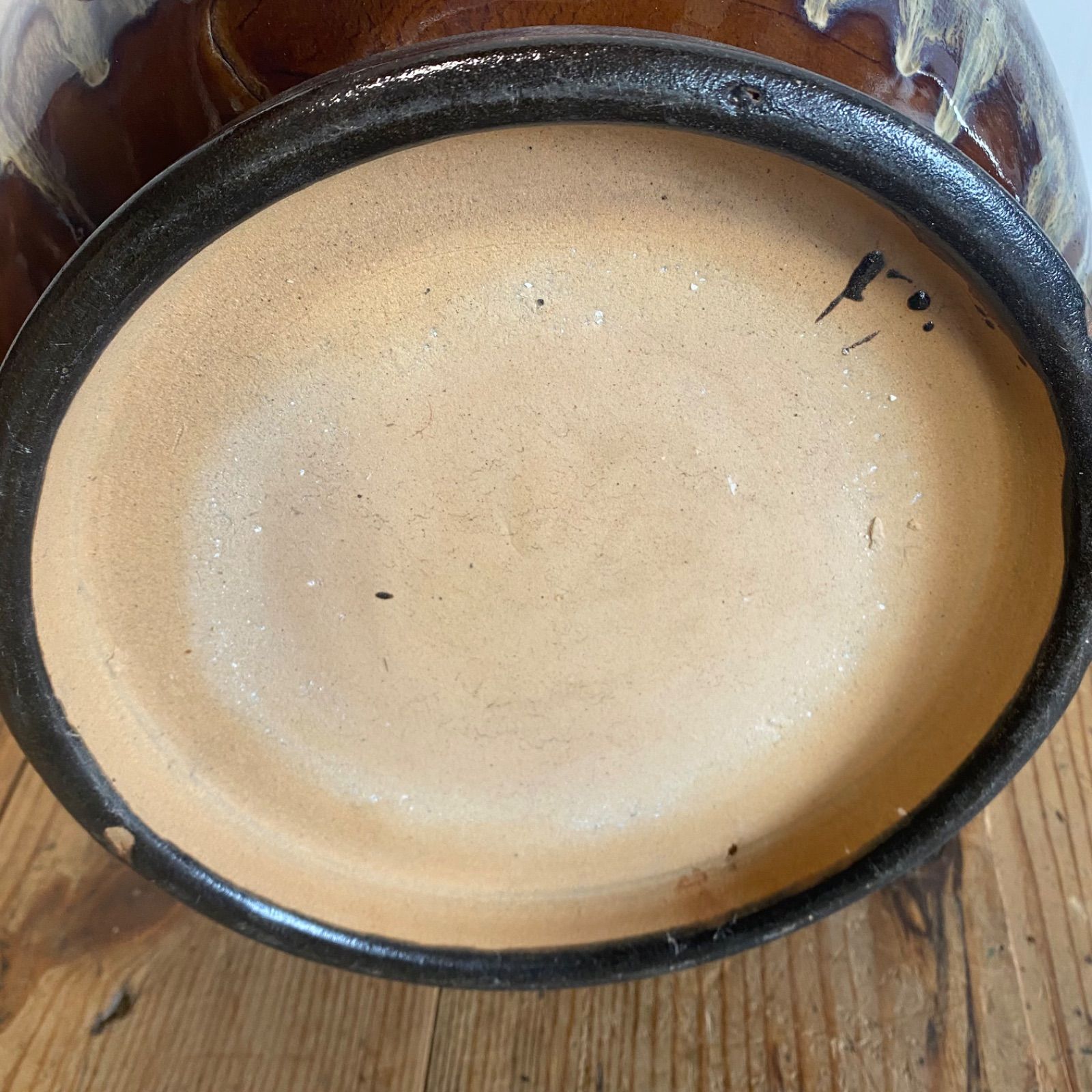 アンティーク 陶器 火鉢 鉢カバー メダカ鉢 睡蓮鉢 植木鉢 y590 - メルカリ