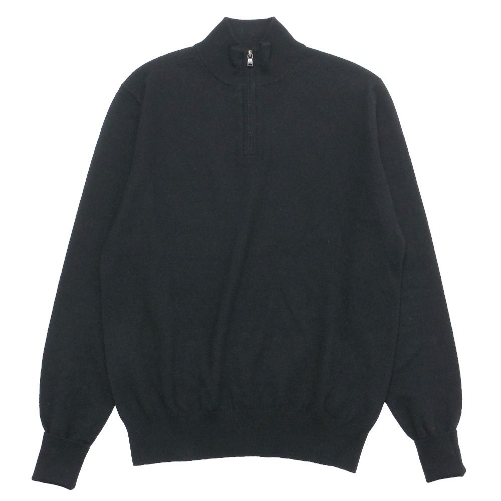 BALLANTYNE バランタイン ニット サイズ52 総カシミヤ ハーフジップ