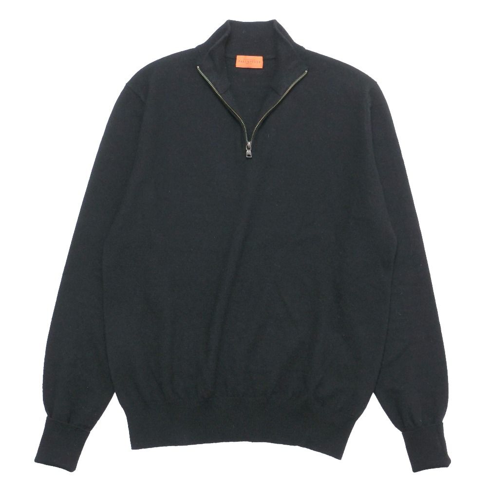 BALLANTYNE バランタイン ニット サイズ52 総カシミヤ ハーフジップ