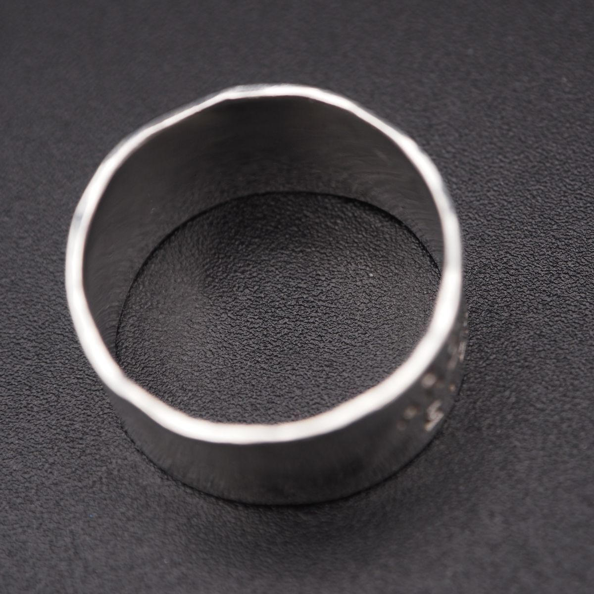 M887 ヴィンテージ JS刻印 リング メッセージ デザイン シルバー 指輪