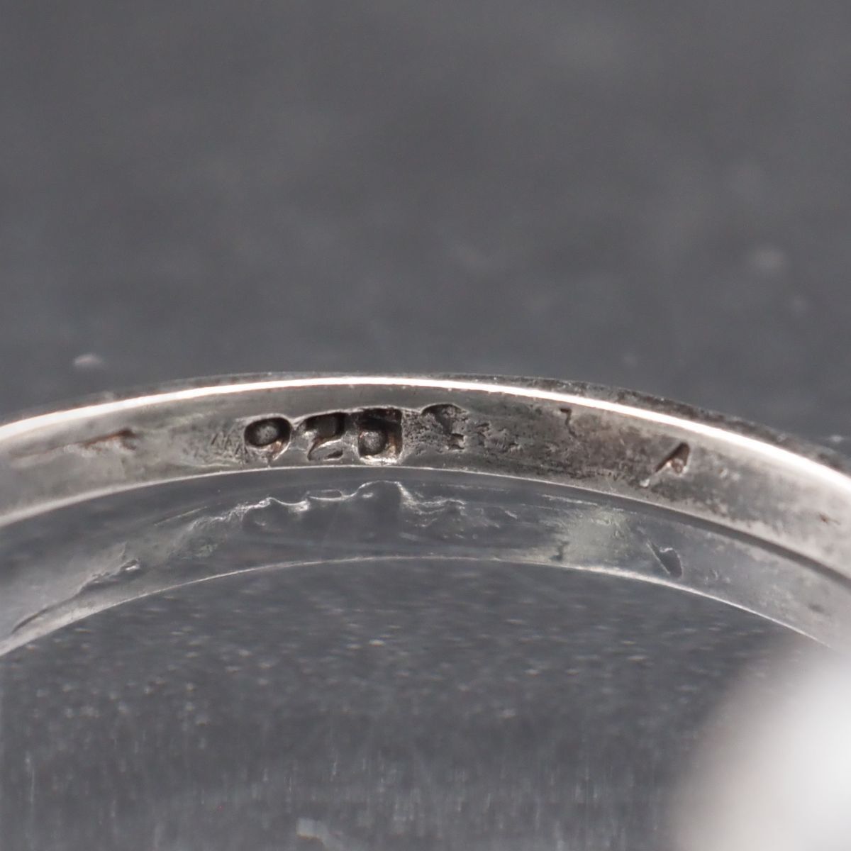 Q298 ダイヤモンド風 925刻印 リング ハート デザイン シルバー 指輪