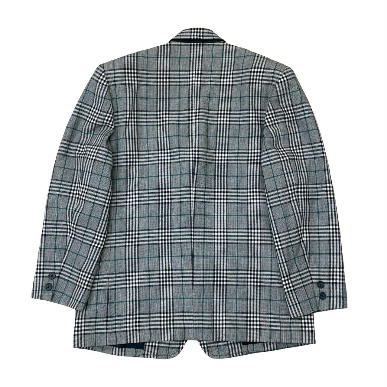 極 美品 Christian Dior ディオール チェック 柄 ウール ポリエステル