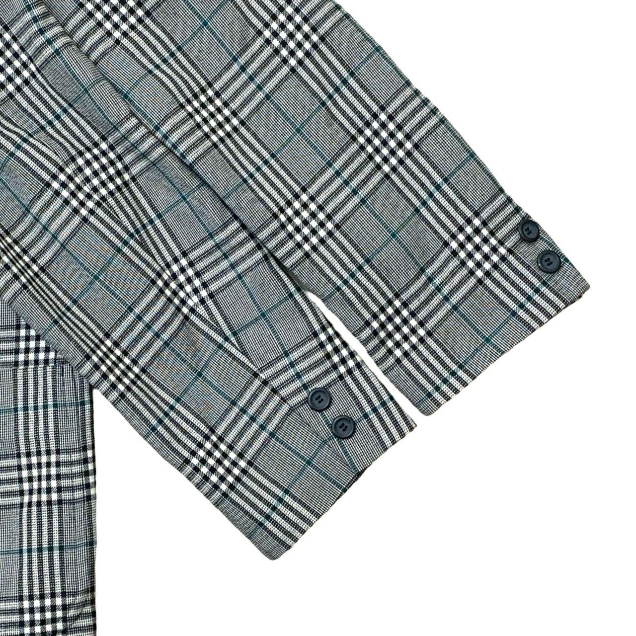 極 美品 Christian Dior ディオール チェック 柄 ウール ポリエステル