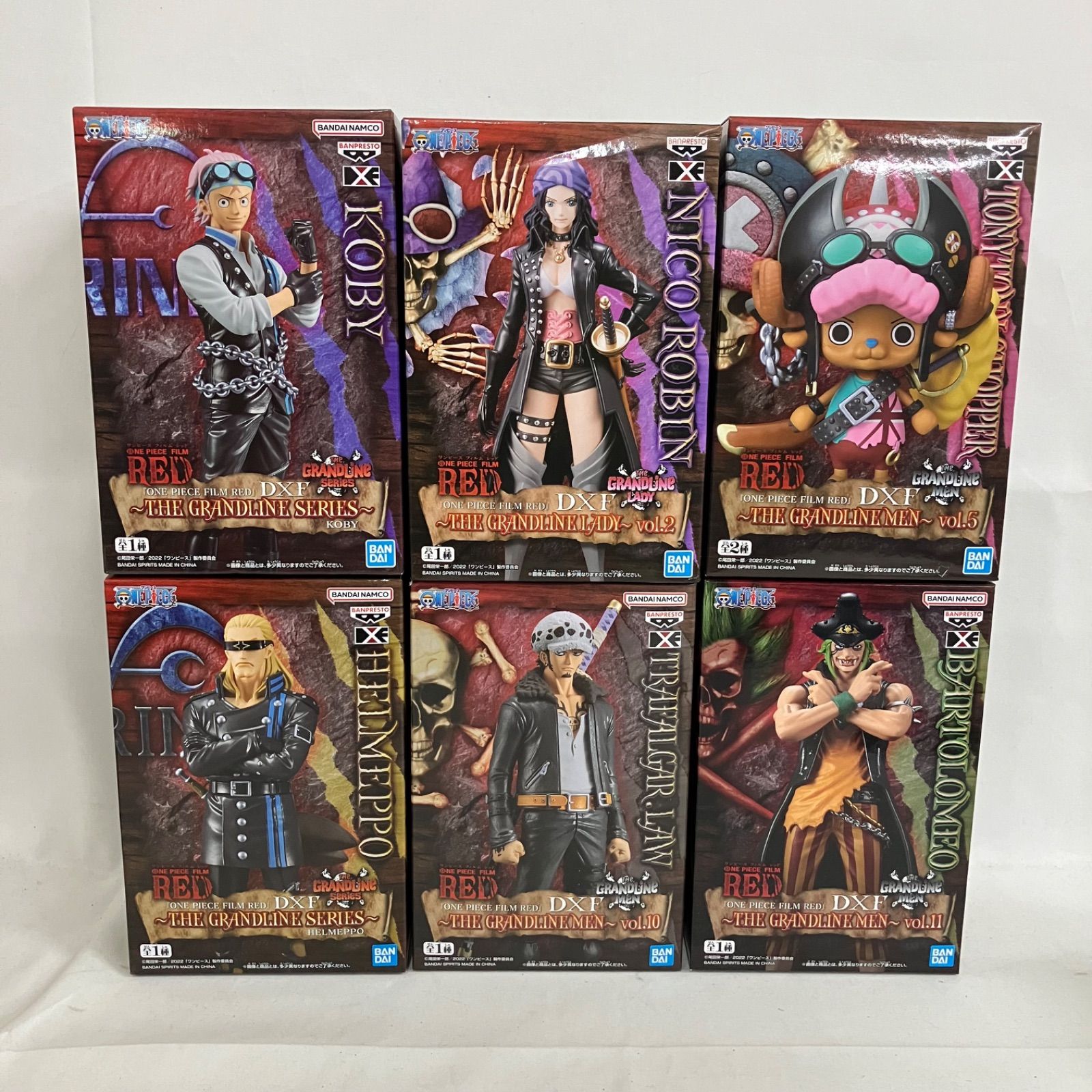 未開封 ONE PIECE ワンピース THE GRANDLINE SERIES フィギュア 6個