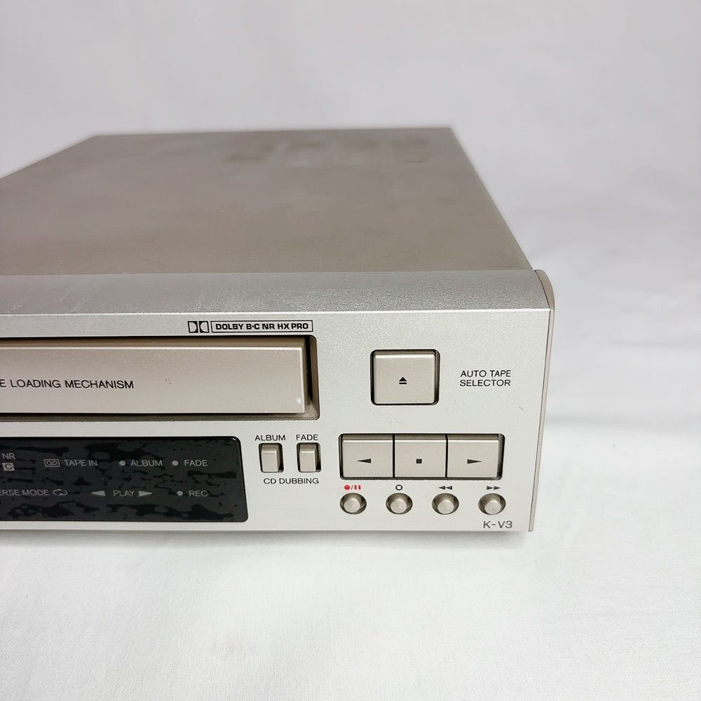ONKYO カセットデッキ K-V3 アナログ音源 テープ再生 オーディオ機器
