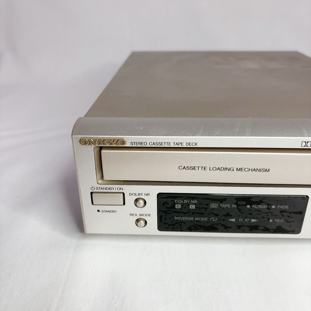 ONKYO カセットデッキ K-V3 アナログ音源 テープ再生 オーディオ機器