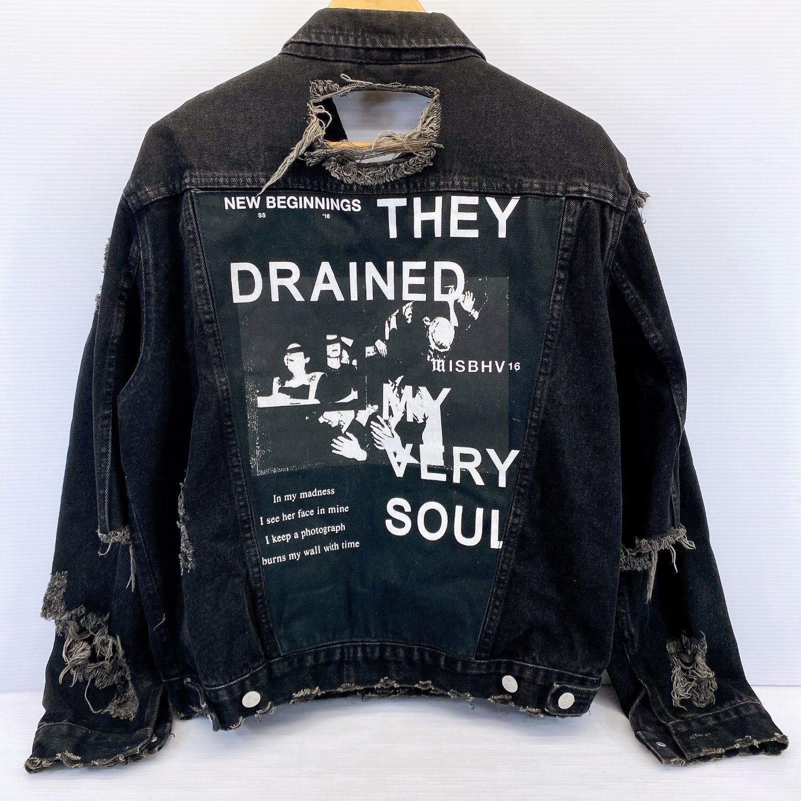 Crossfaith koie 着用MISBHV ミスビヘイブ デニムジャケット □MISBHV ミスビヘイブ デニムジャケット サイズ：M 中古品□ - メルカリ