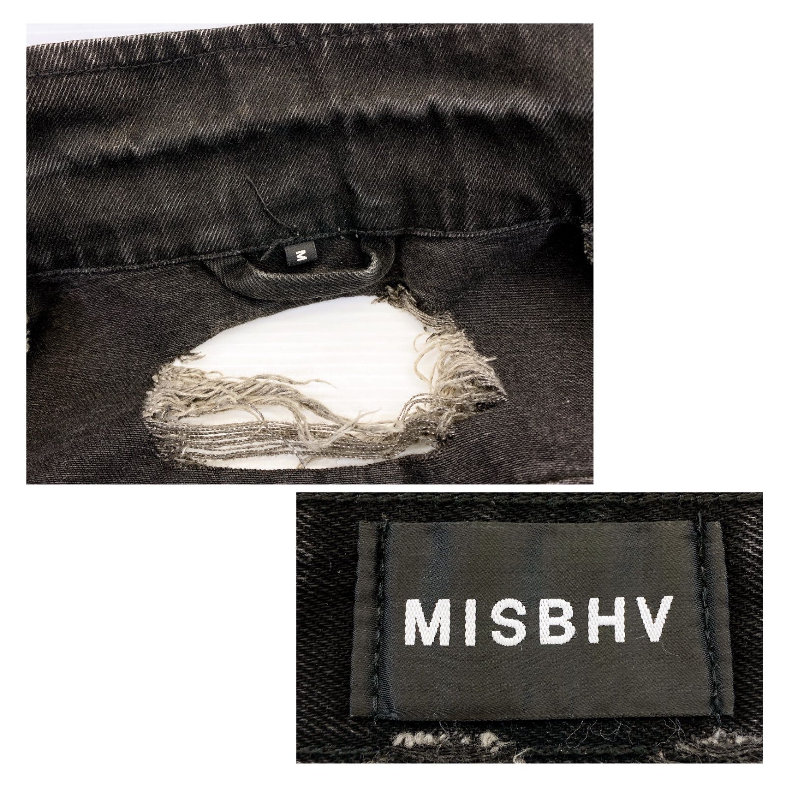 □MISBHV ミスビヘイブ デニムジャケット サイズ：M 中古品□ - メルカリ