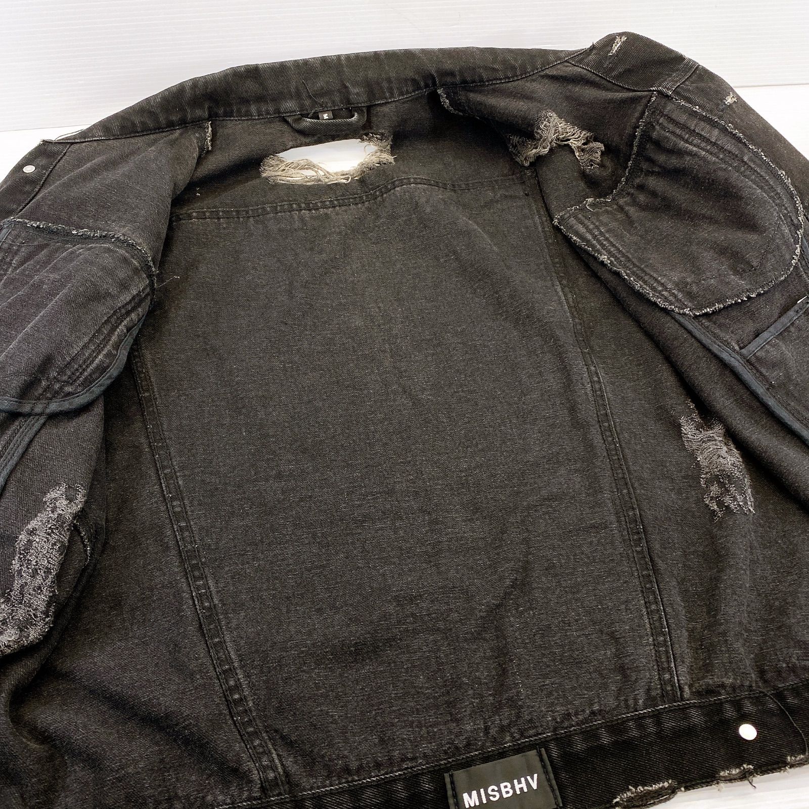 □MISBHV ミスビヘイブ デニムジャケット サイズ：M 中古品□ - メルカリ