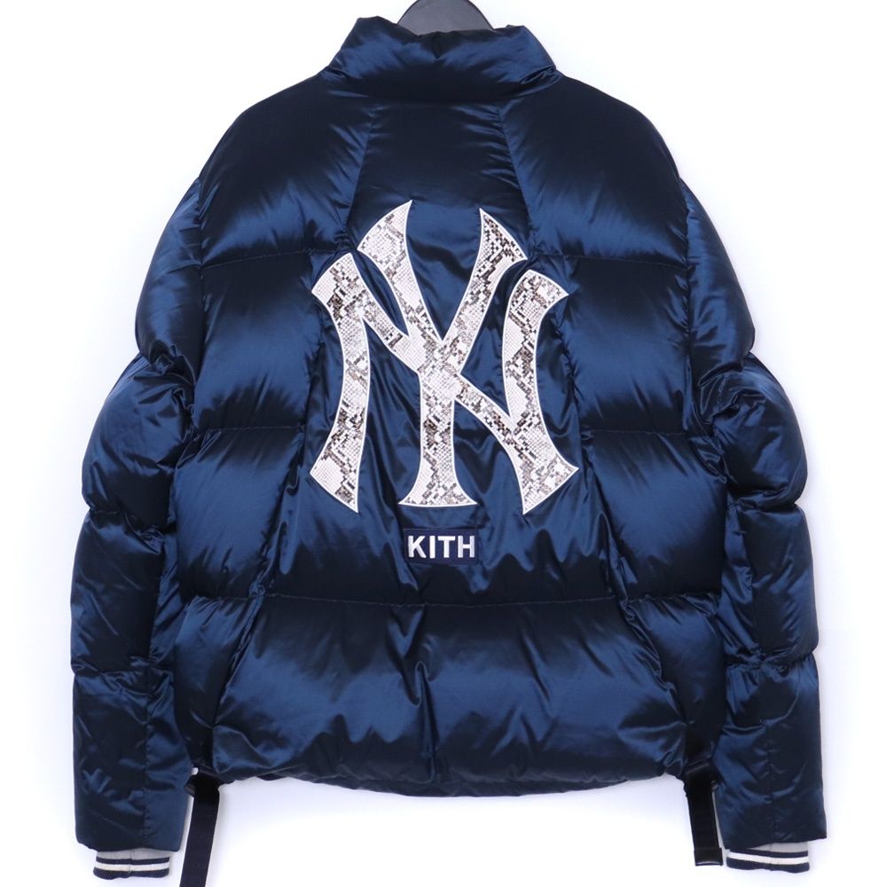 KITH × MLB New York Yankees ダウンジャケット Lサイズ ネイビー 20