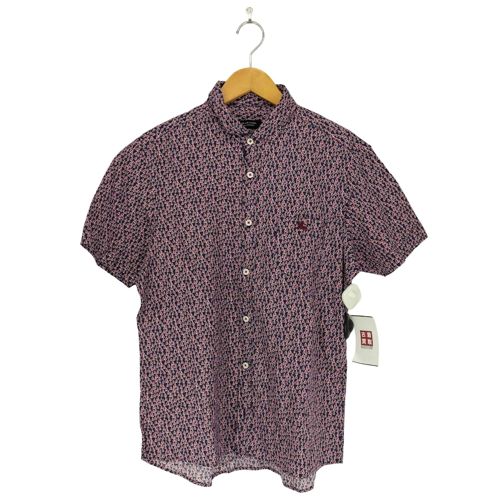 バーバリーブラックレーベル BURBERRY BLACK LABEL ヨット 総柄 S/S
