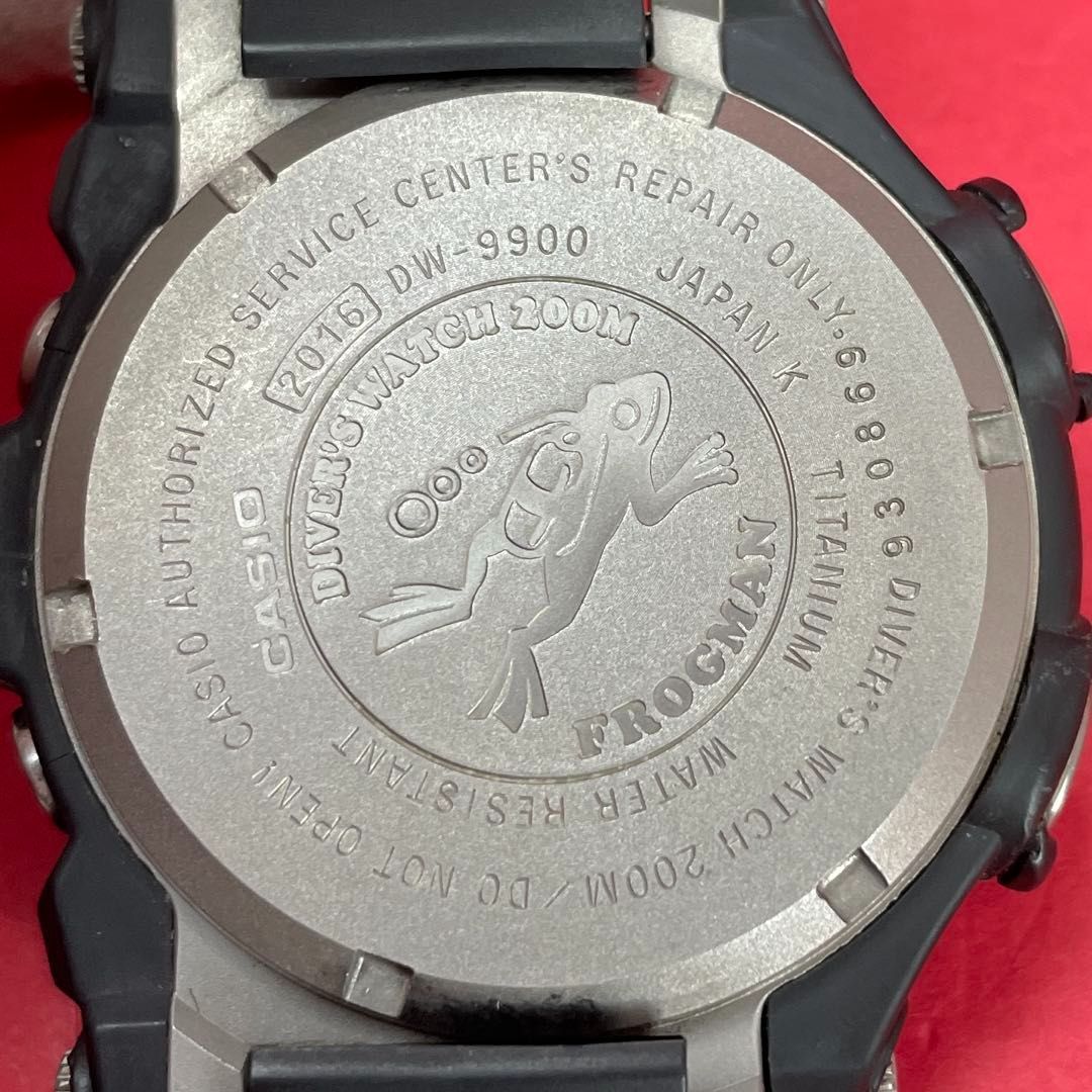 腕時計 CASIO G-SHOCK FROGMAN DW9900 ジャンク ジャンク】DW-9900 フロッグマン CASIO G-SHOCK カシオ Gショック