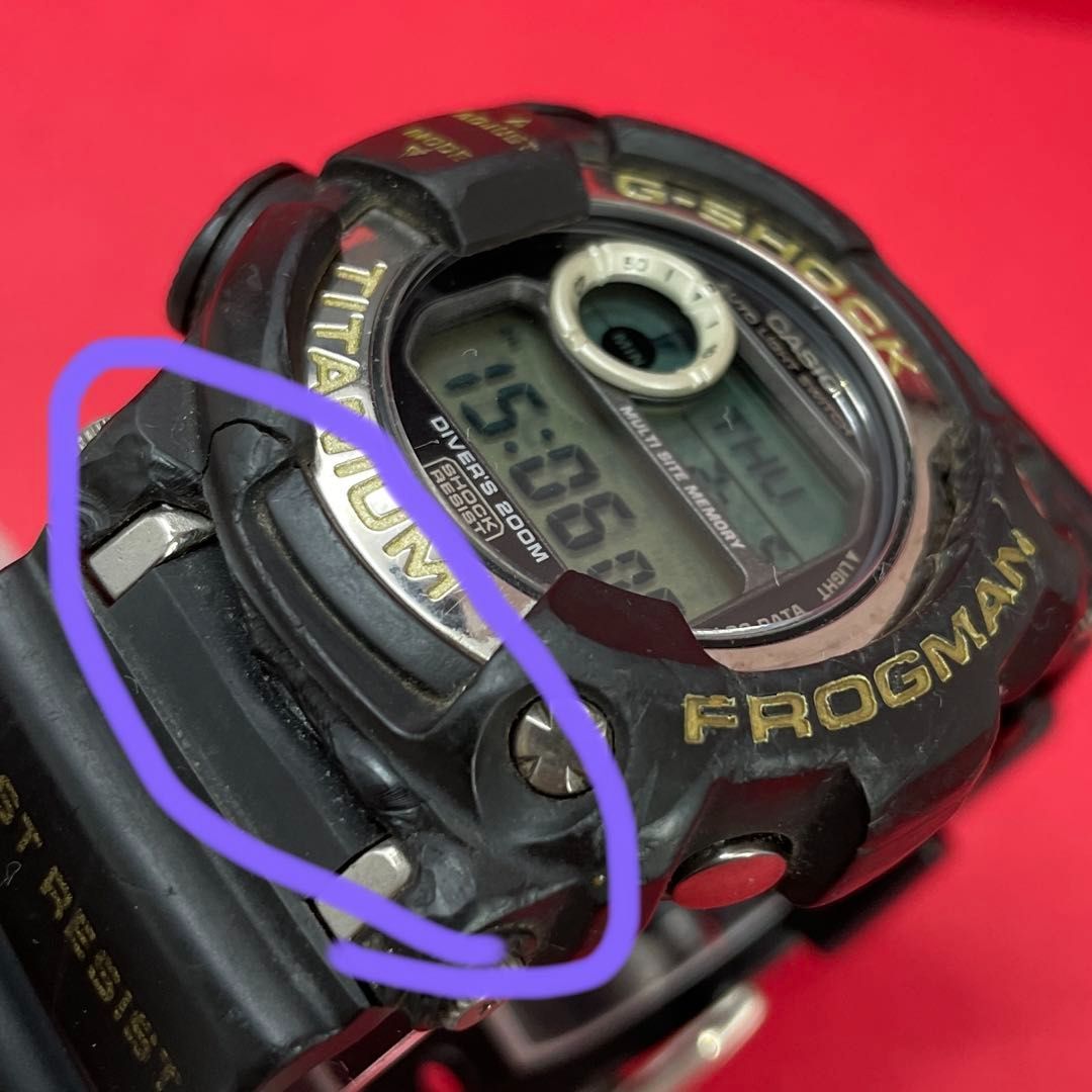 ジャンク】DW-9900 フロッグマン CASIO G-SHOCK カシオ Gショック
