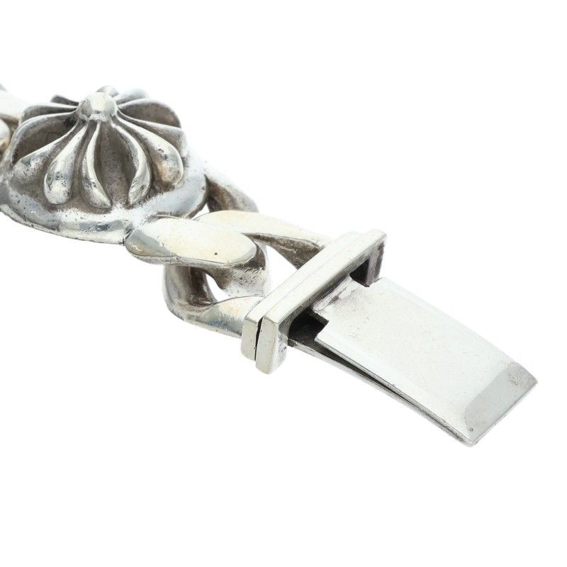 クロムハーツ CROSS LINK/クロスリンク シルバーブレスレット メンズ