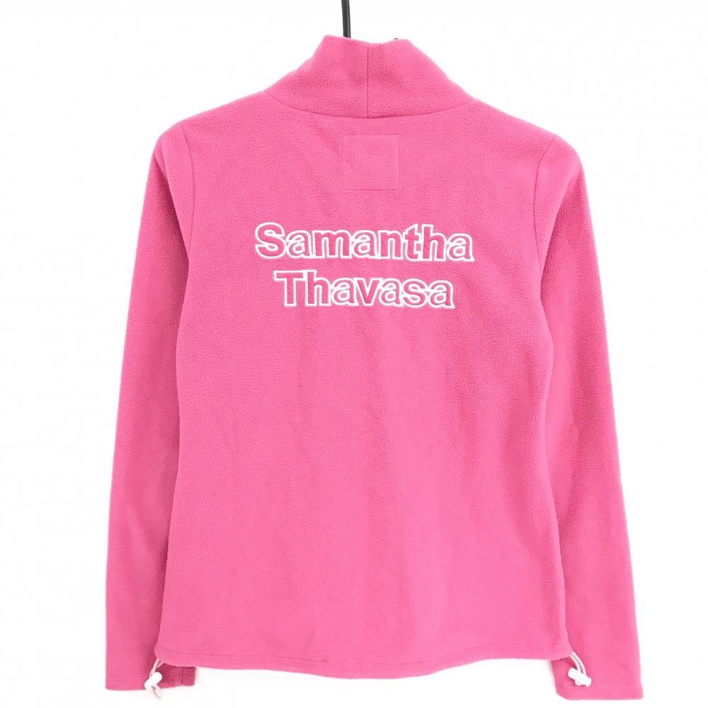超美品】サマンサタバサUNDER25 長袖ハイネックシャツ ピンク フリース