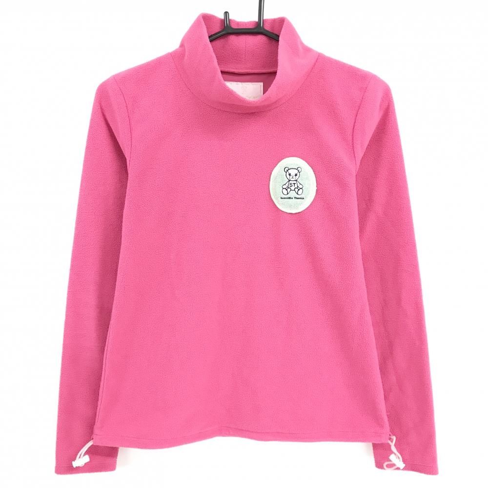 超美品】サマンサタバサUNDER25 長袖ハイネックシャツ ピンク フリース