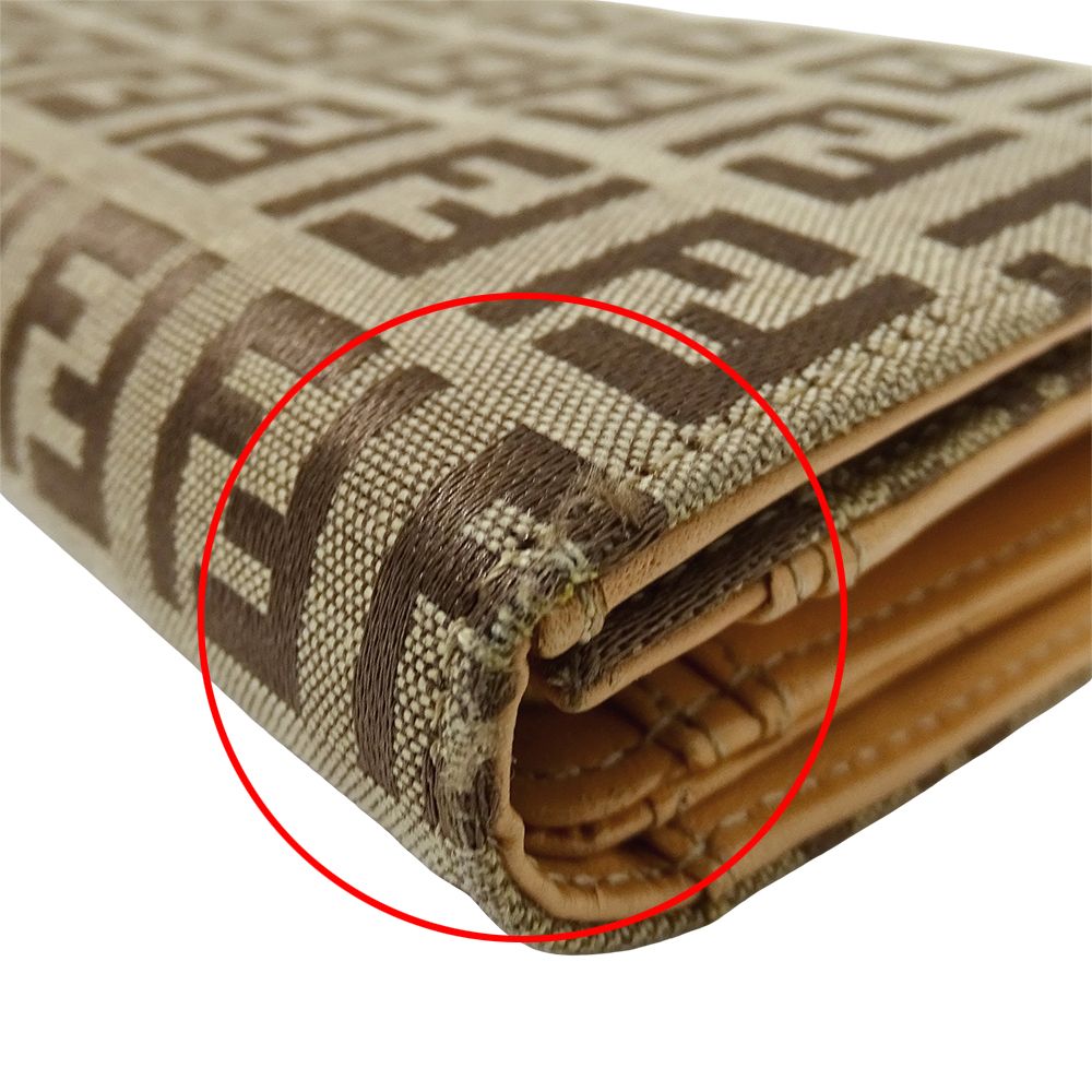 フェンディ FENDI 財布 レディース ブランド 二つ折り財布 ズッキーノ