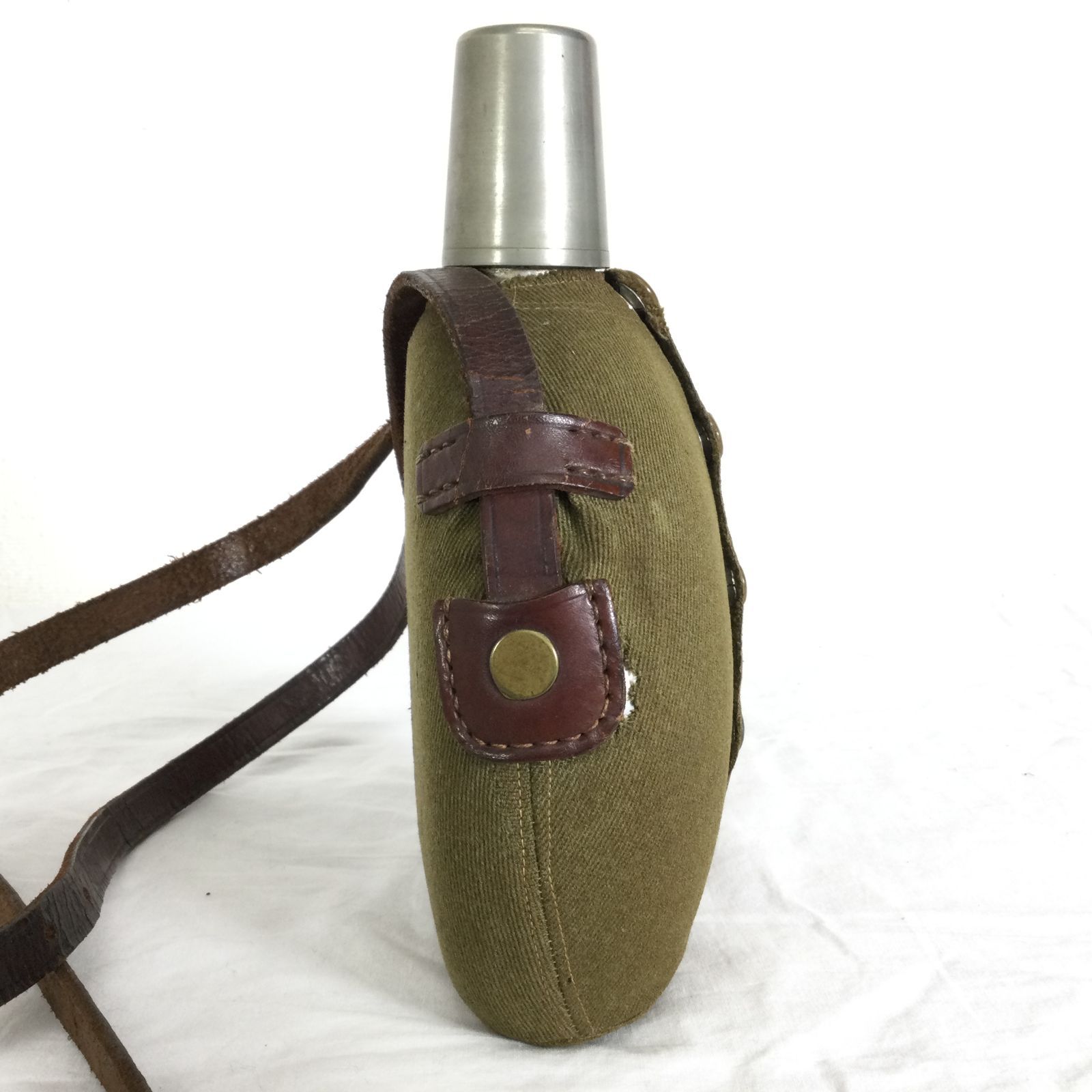 旧日本軍 水筒 将校用水筒 ミリタリー 軍用水筒 当時物 戦時中 ②