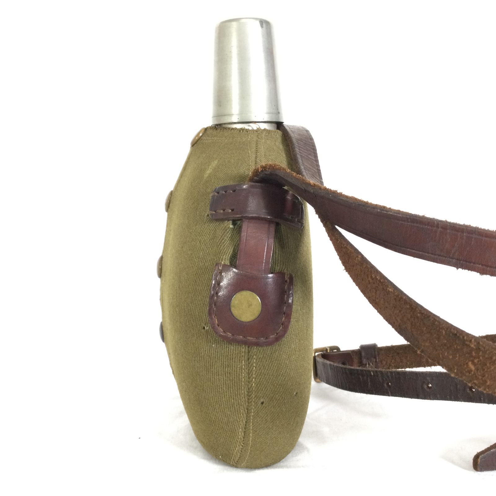 旧日本軍 水筒 将校用水筒 ミリタリー 軍用水筒 当時物 戦時中 ②