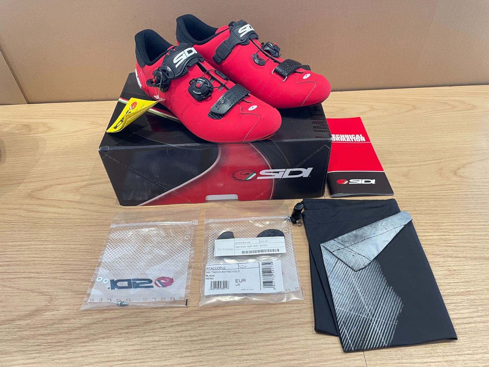 □NEW□SIDI シディ ERGO5 エルゴ EU42 26cm マットレッド/ブラック